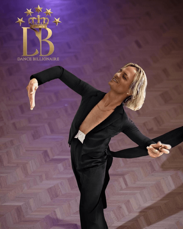 Foto con dedica personalizzata DANCE BILLIONAIRE 